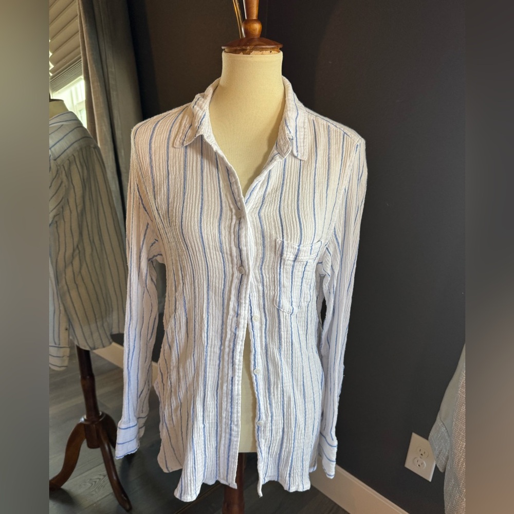 J. Crew Classic fit cotton gauze button down